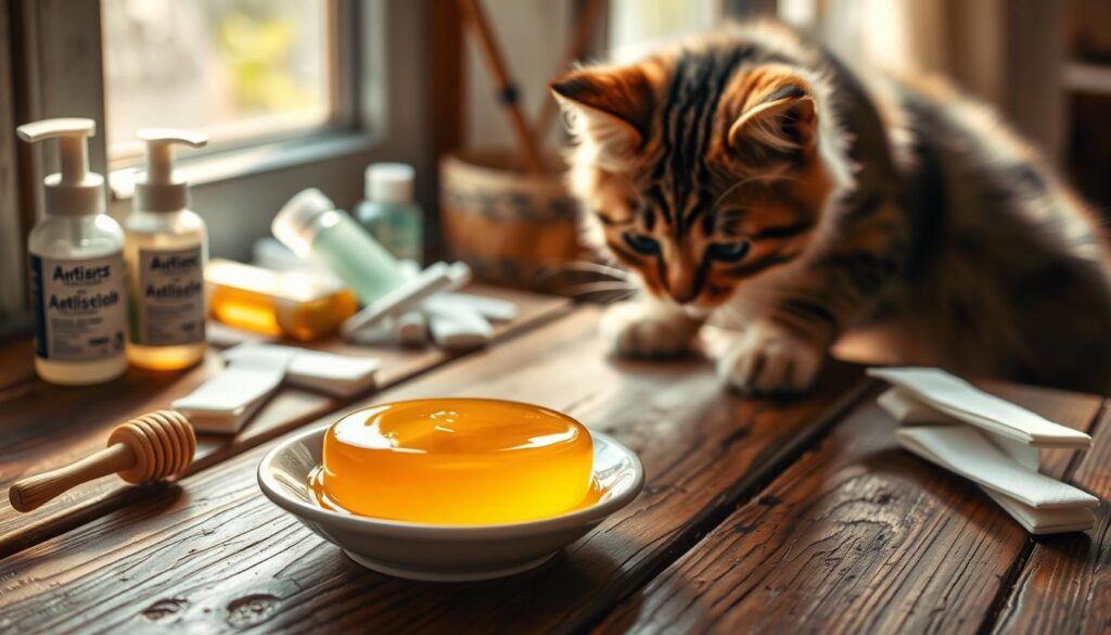 honey for wound care in cats