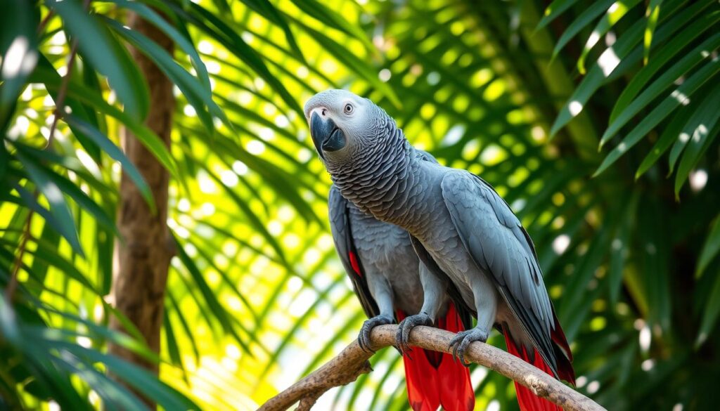 African Grey Parrots