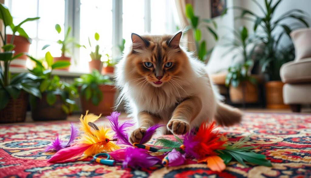 Balinese Cat Playing