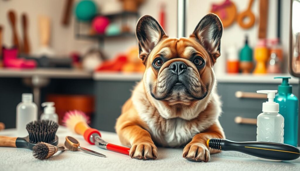 French Bulldog grooming