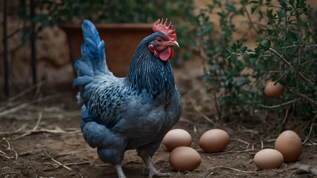 Andalusian Chicken Egg Production