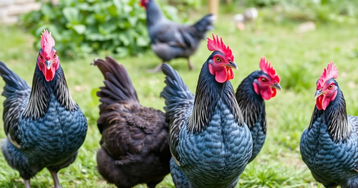 Andalusian Chicken Egg Production