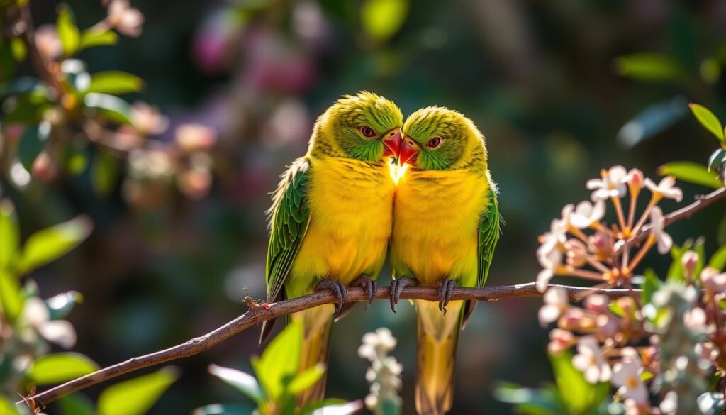 lovebirds in the wild