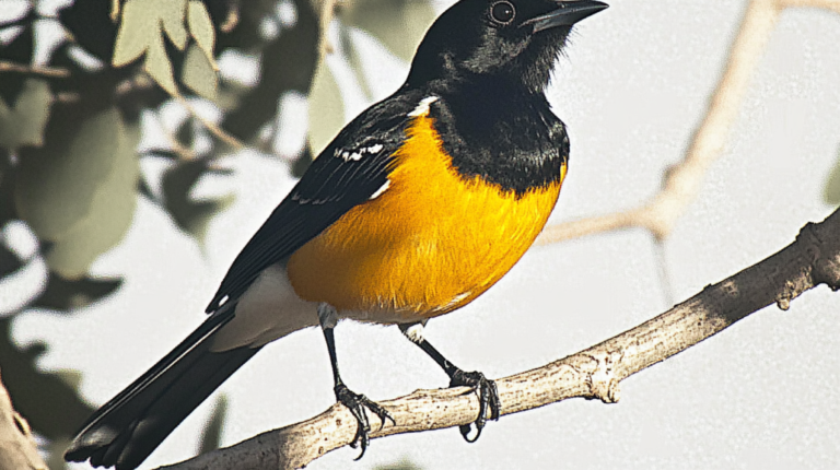 Crimson Breasted Shrike Bird