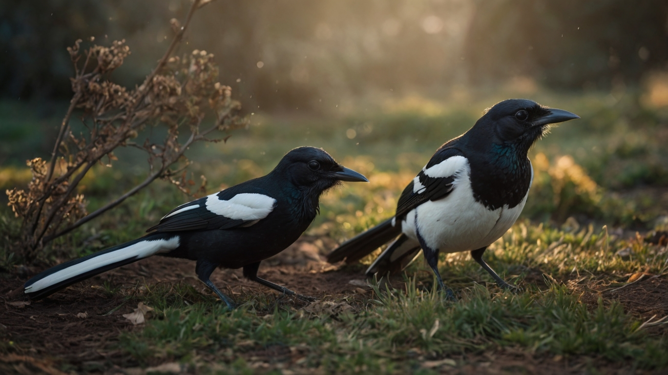 Black and White Birds