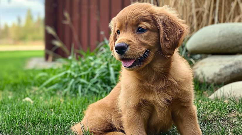 Red Golden Retriever Puppy