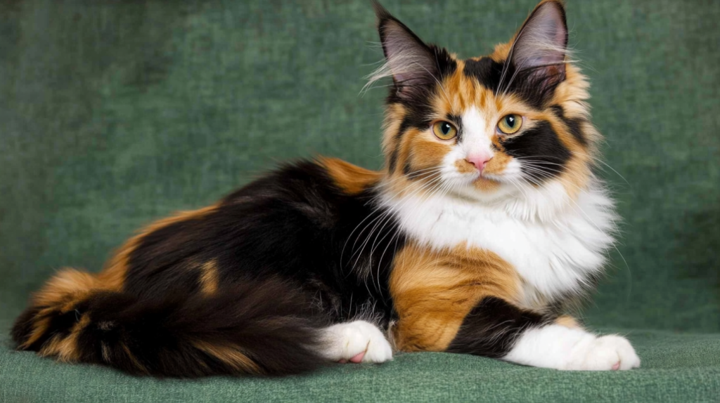 calico maine coon