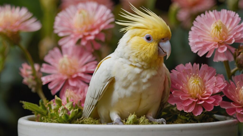 Lutino Pearl Cockatiel