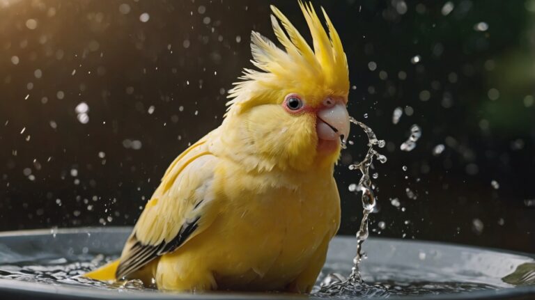 Lutino Yellow Cockatiel