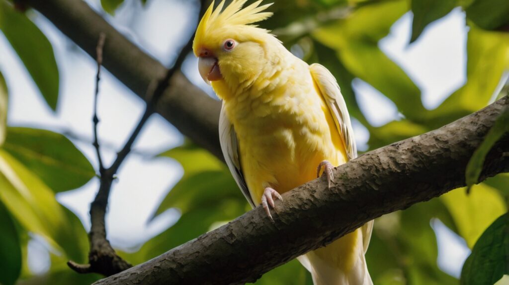 Lutino Yellow Cockatiel