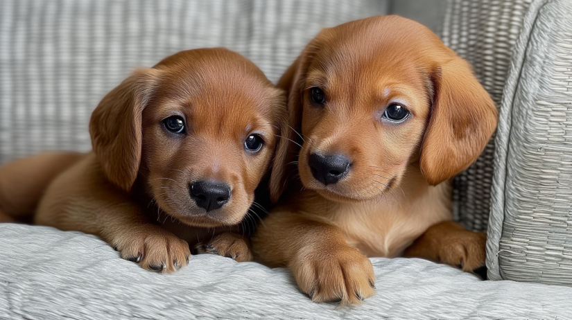 Fox Red Labrador Retriever Puppies