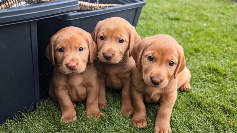 Fox Red Labrador Retriever Puppies