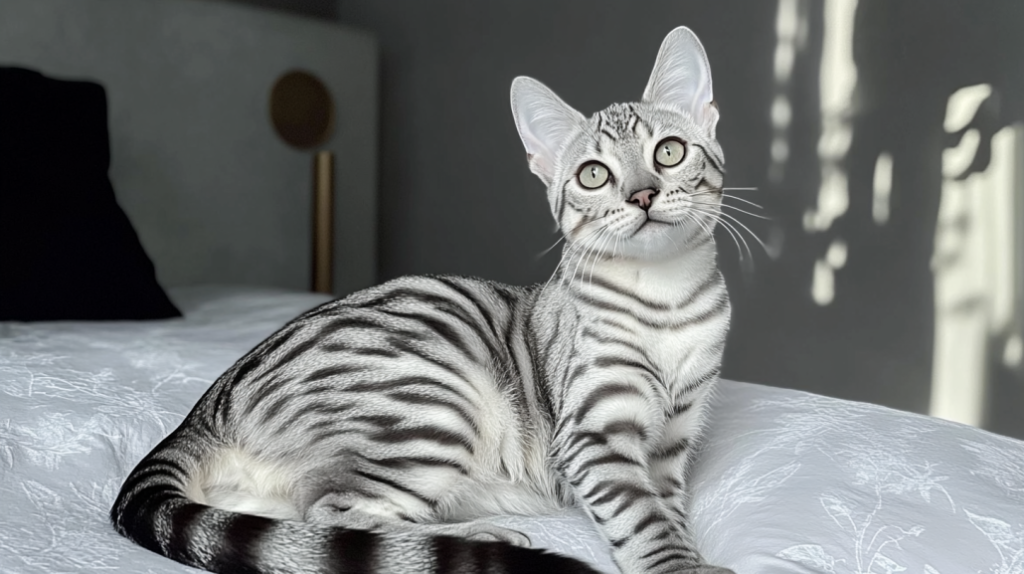 silver bengal cat